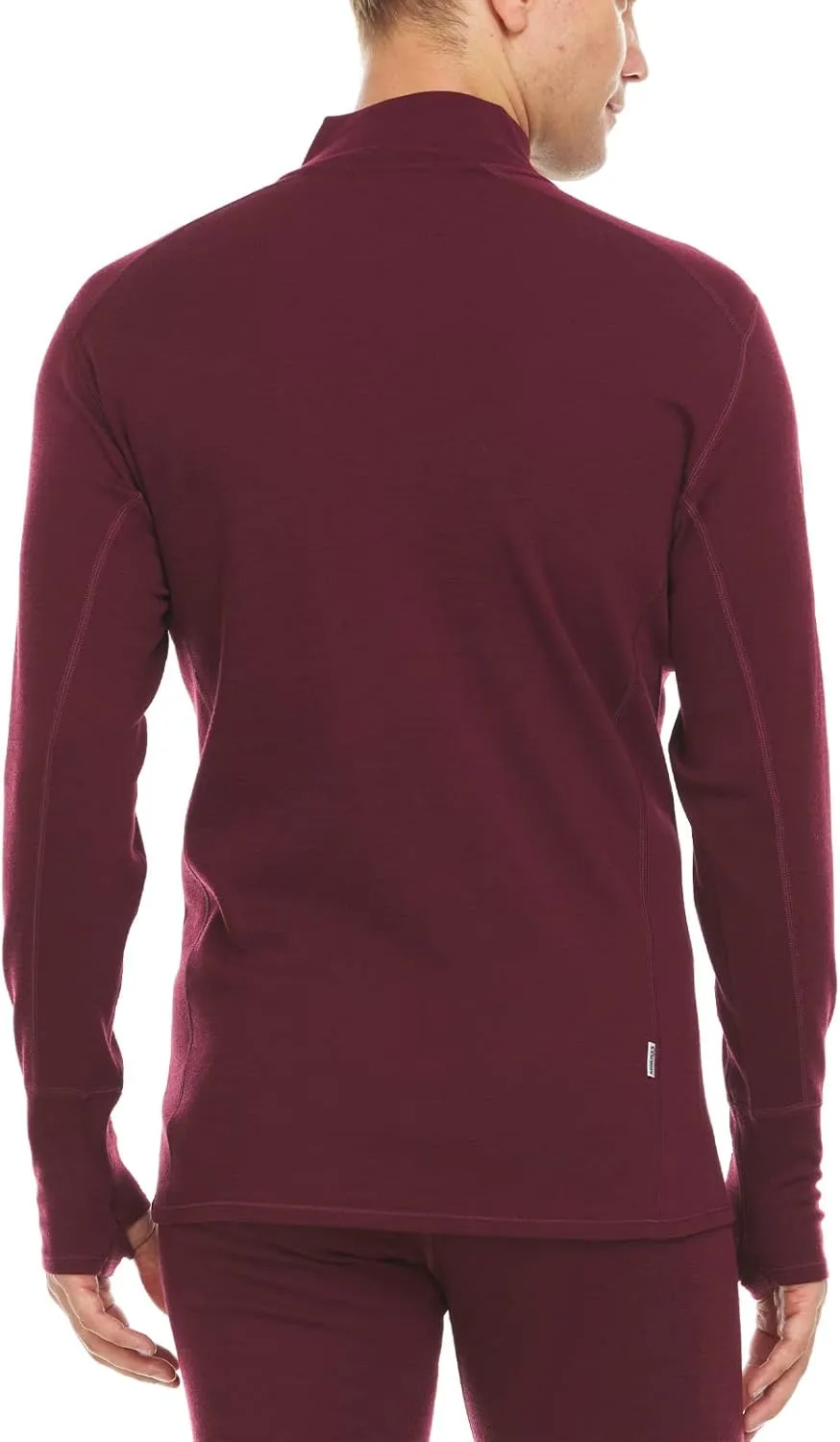 100% Merino Wool - Mens Midweight Quarter Zip - Warm Pullover - Midlayer
