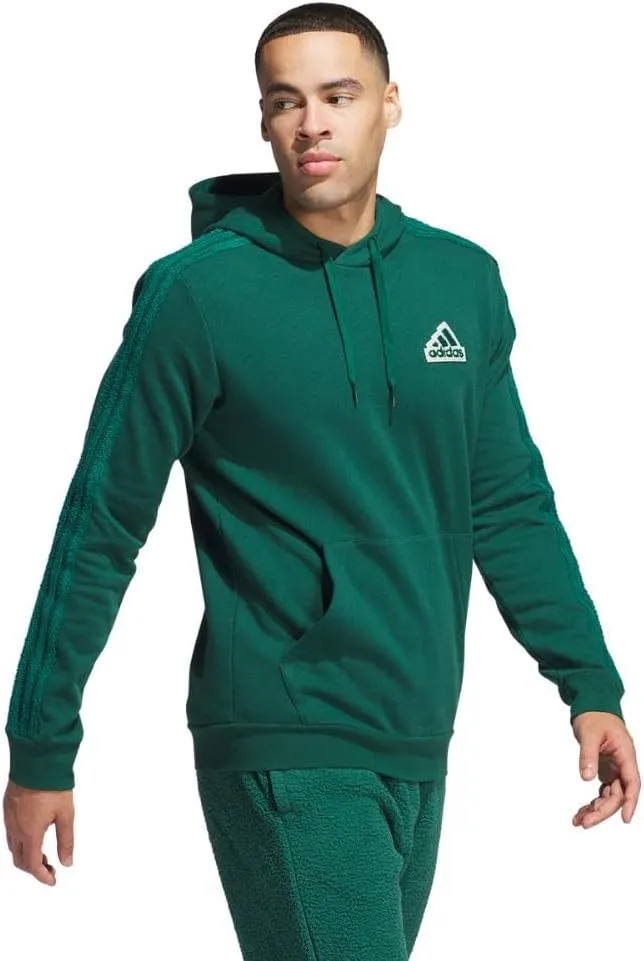 adidas Men's Coze 3-Stripes Pullover Hoodie