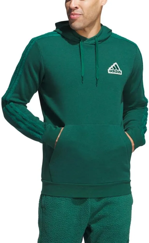 adidas Men's Coze 3-Stripes Pullover Hoodie