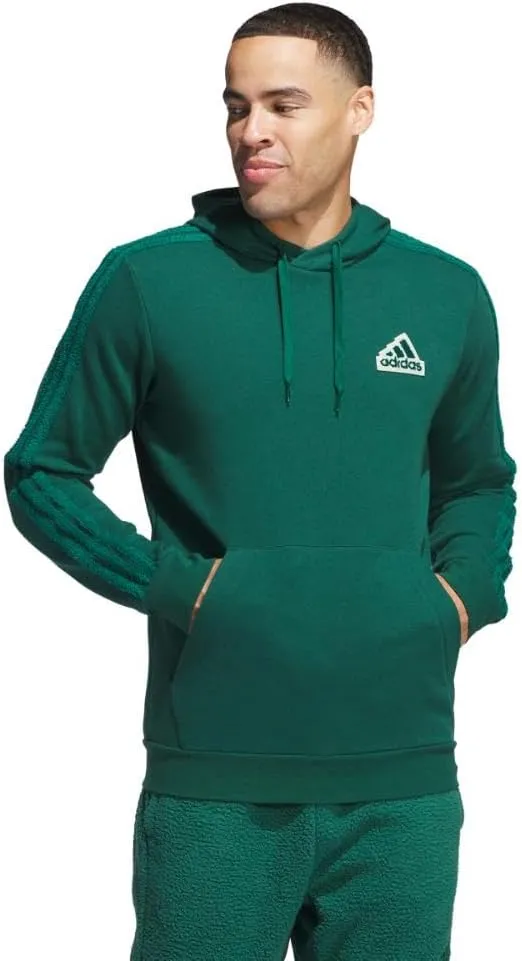 adidas Men's Coze 3-Stripes Pullover Hoodie