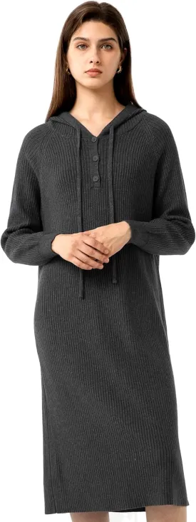 Babalet Women Sweater Dress Casual Long Sleeve Pullover Loose Oversized Hoodie Sweaters