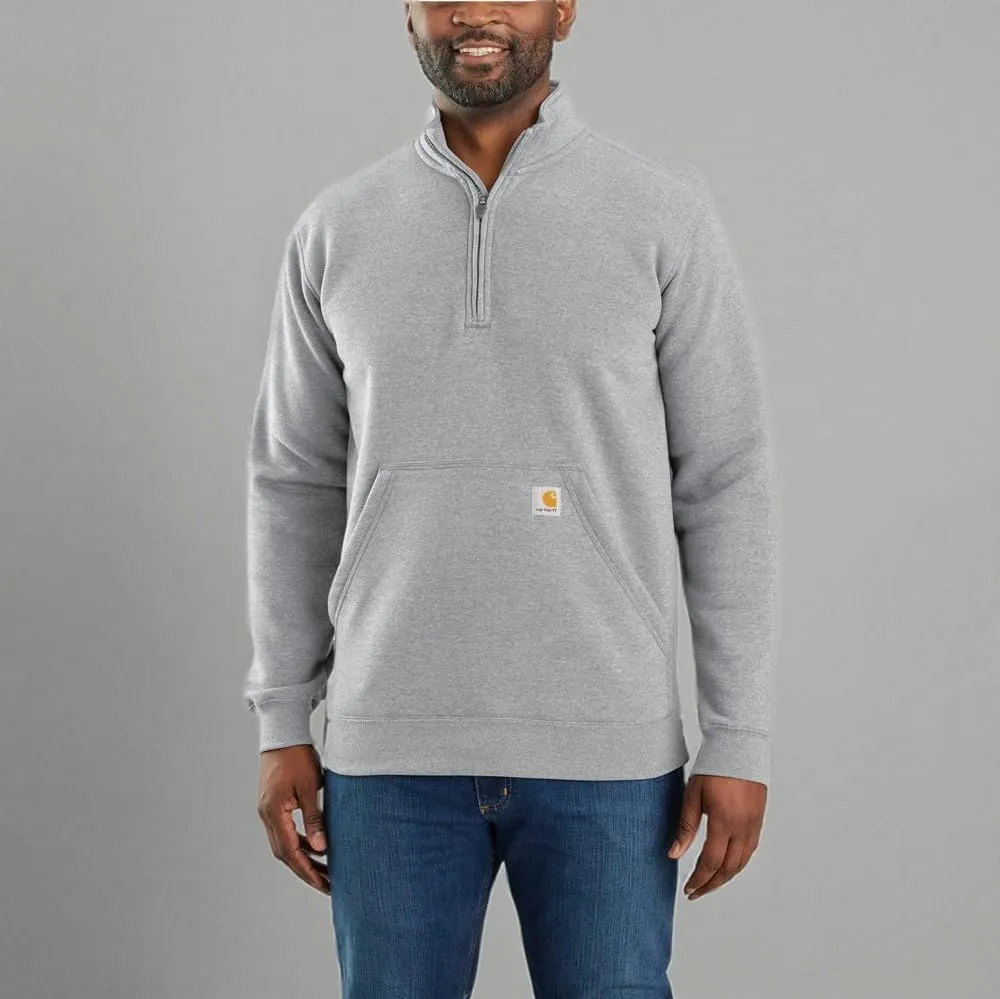 Carhartt Men's Loose Fit Midweight Quarter-Zip Mock-Neck Sweatshirt