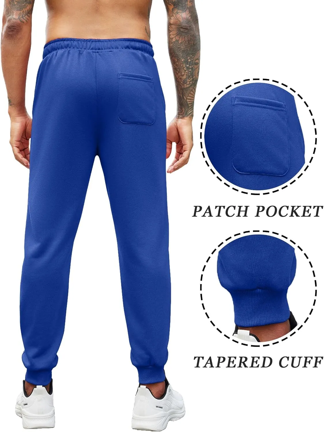 COOFANDY Men's Athletic Joggers Casual Gym Sweatpants Workout Running Track Pants with Pockets