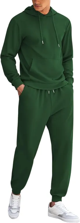 COOFANDY Men's Tracksuit 2 Piece Hoodie Athletic Sweatsuits Casual Jogging Suit Sets