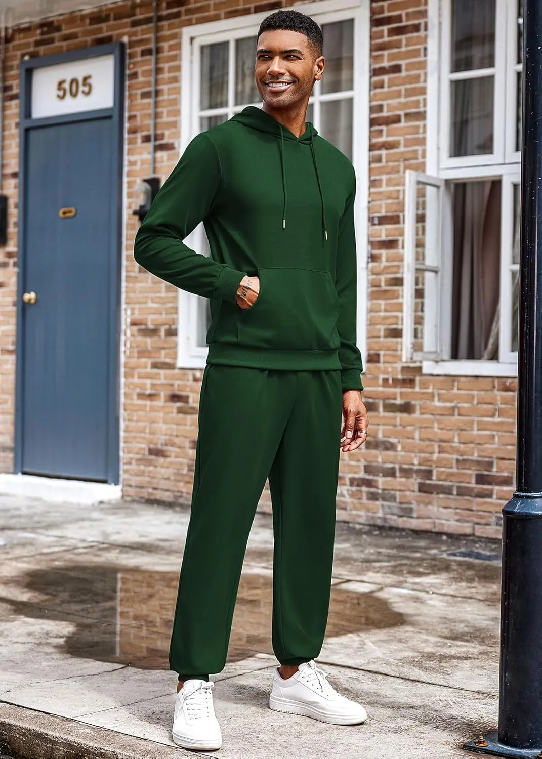 COOFANDY Men's Tracksuit 2 Piece Hoodie Athletic Sweatsuits Casual Jogging Suit Sets