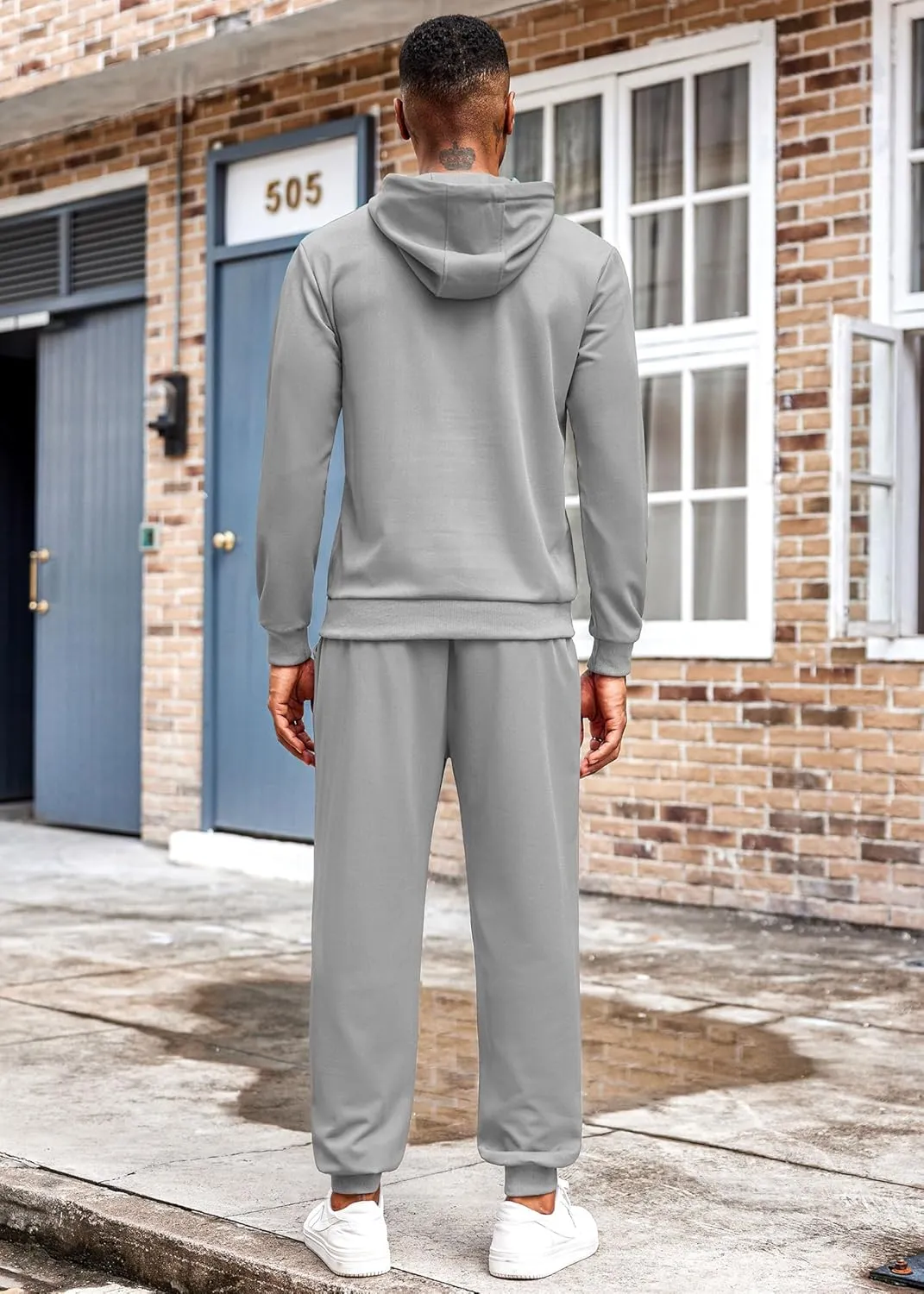 COOFANDY Men's Tracksuit 2 Piece Hoodie Athletic Sweatsuits Casual Jogging Suit Sets