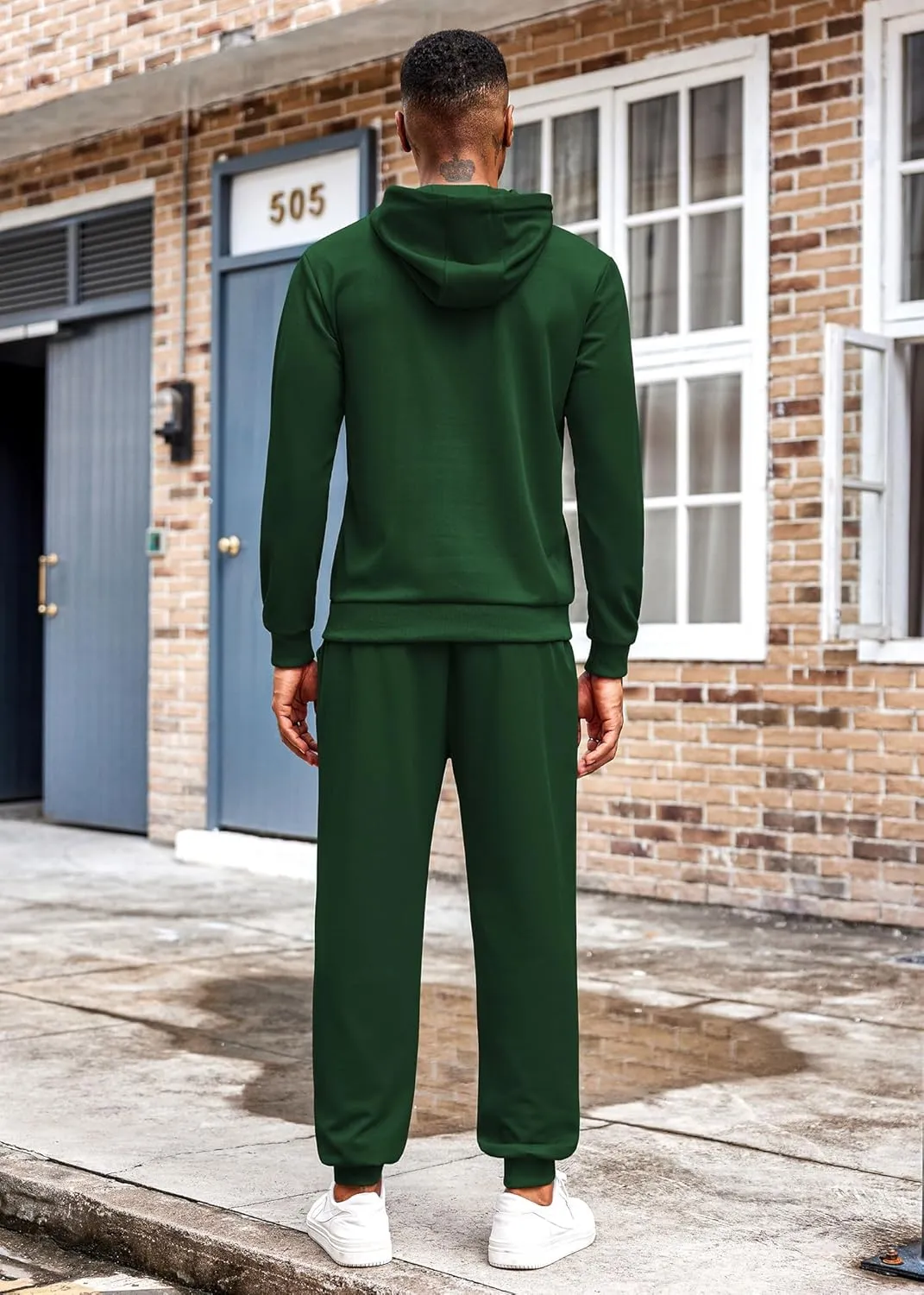 COOFANDY Men's Tracksuit 2 Piece Hoodie Athletic Sweatsuits Casual Jogging Suit Sets