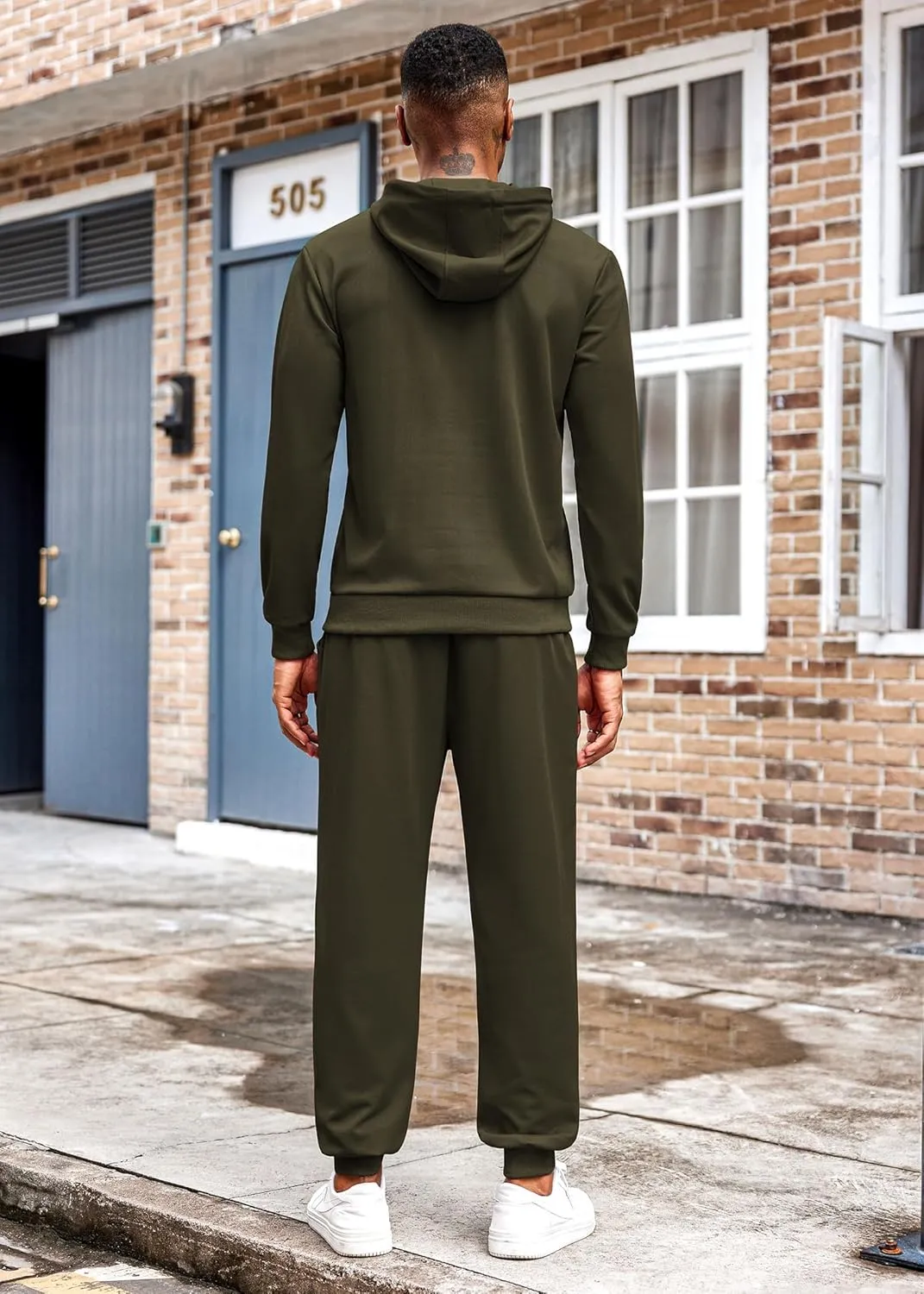 COOFANDY Men's Tracksuit 2 Piece Hoodie Athletic Sweatsuits Casual Jogging Suit Sets