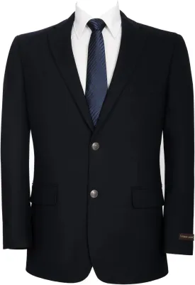 Men's Blazer Sport Coat Classic Fit Wool Blend 2 Button Business Suits Jacket