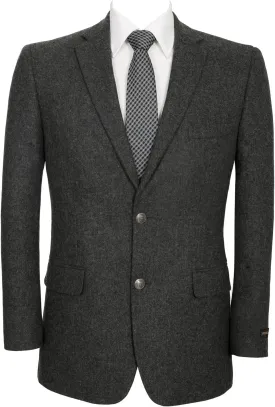 Men's Blazer Sport Coat Classic Fit Wool Blend 2 Button Business Suits Jacket