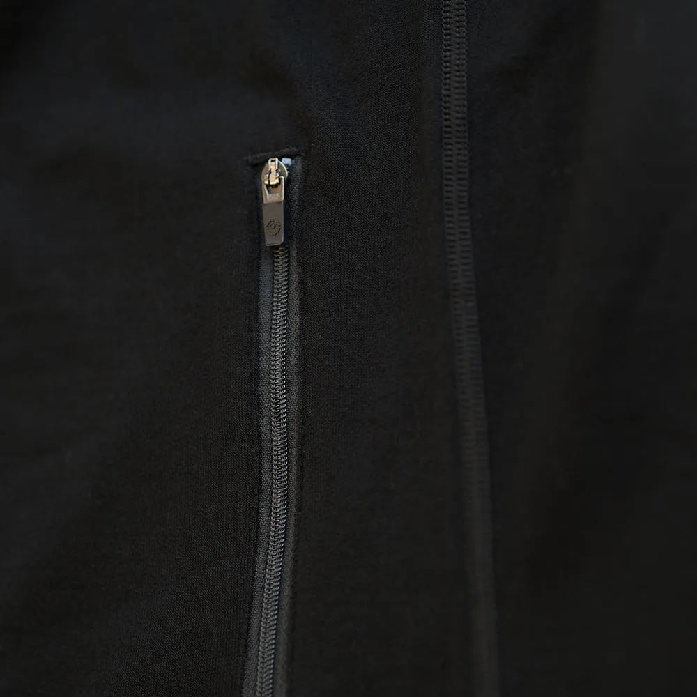 Mens Merino 260 Casual Hoodie (Black)