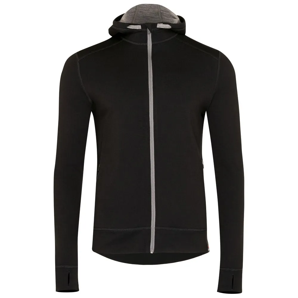 Mens Merino 260 Casual Hoodie (Black)