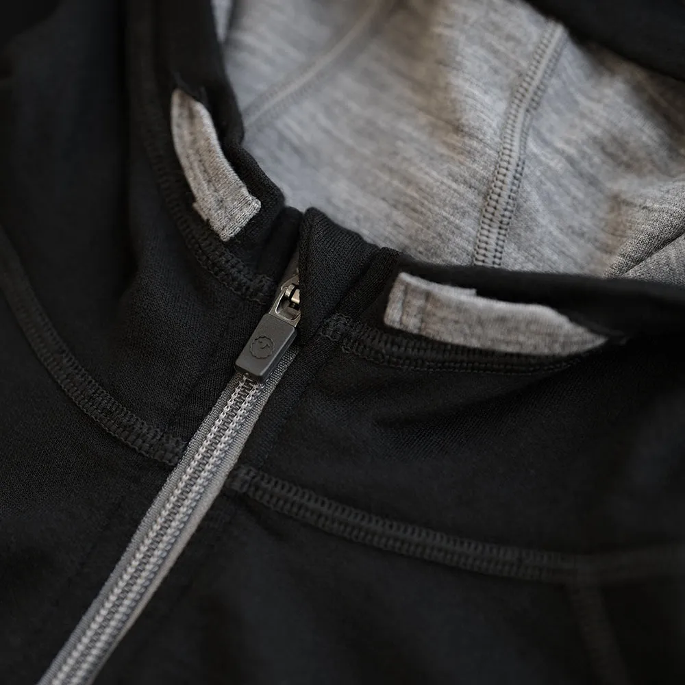 Mens Merino 260 Casual Hoodie (Black)