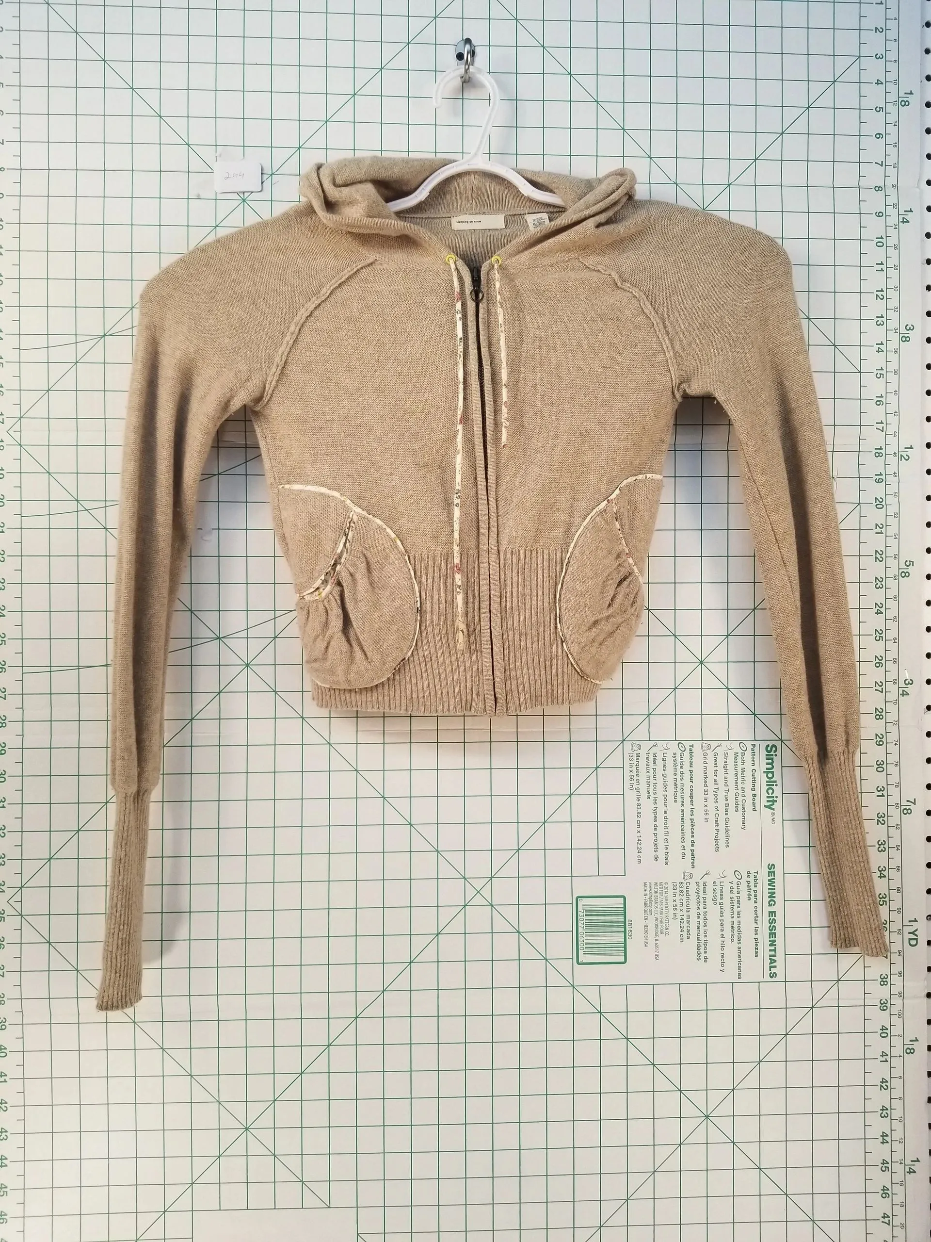 sleeeping on snow Tan Hoodie Small