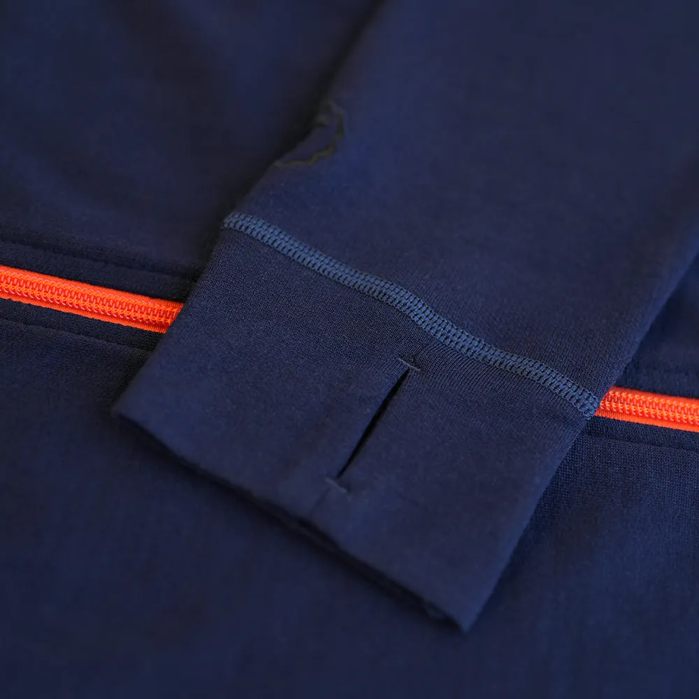 Womens Merino 260 Casual Hoodie (Navy)