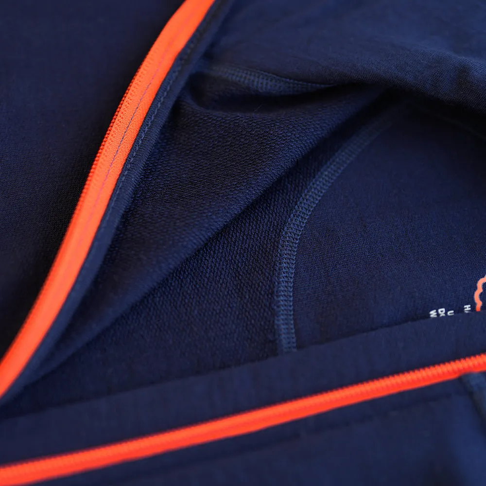 Womens Merino 260 Casual Hoodie (Navy)
