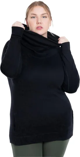 Women's Merino Wool Cowl Pullover by Woolly | RWS Certified | Warm, Soft, Seattle Designed