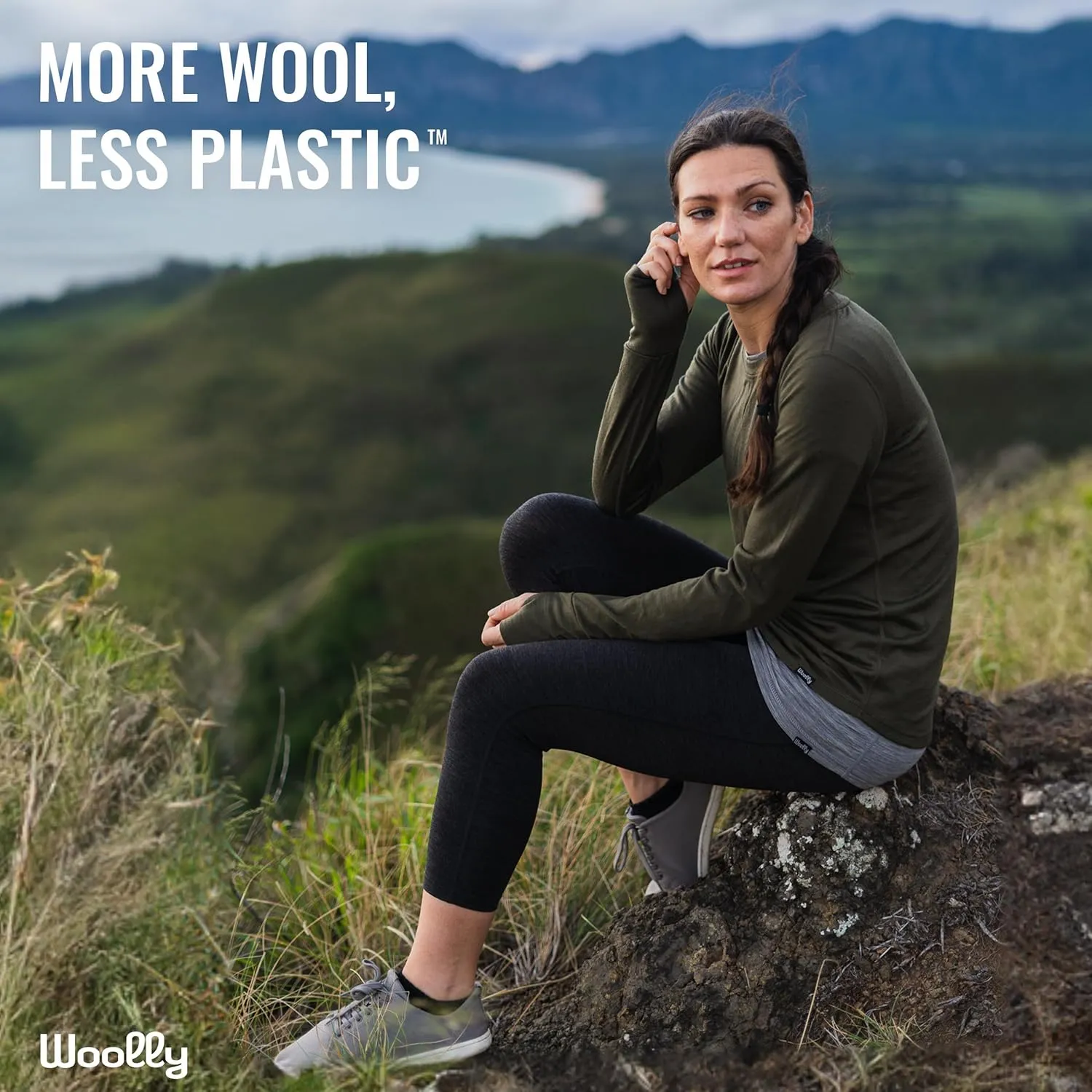 Women's Merino Wool Hoodie By Woolly | RWS Certified | Warm, Soft, Seattle Designed